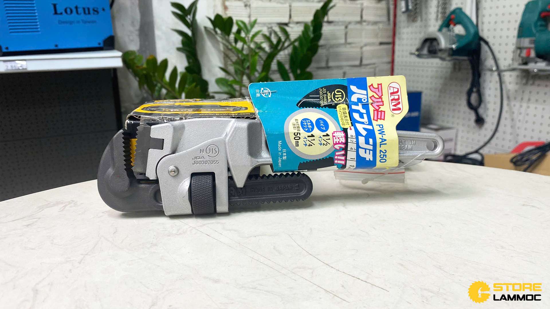 Mỏ lết răng thân nhôm 10inch 250mm Arm PW-AL250