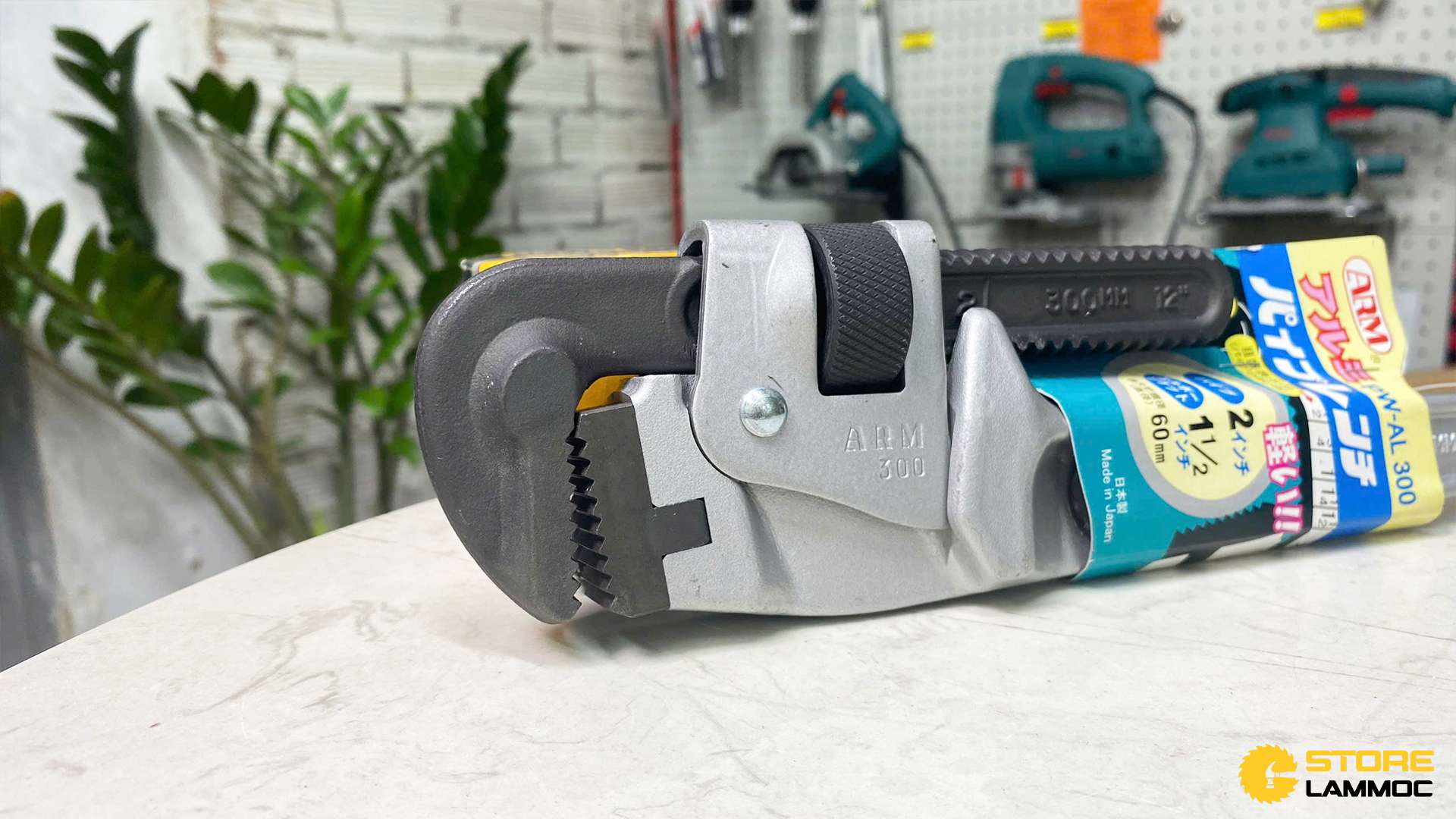 Mỏ lết răng thân nhôm 12inch 295mm Arm PW-AL300