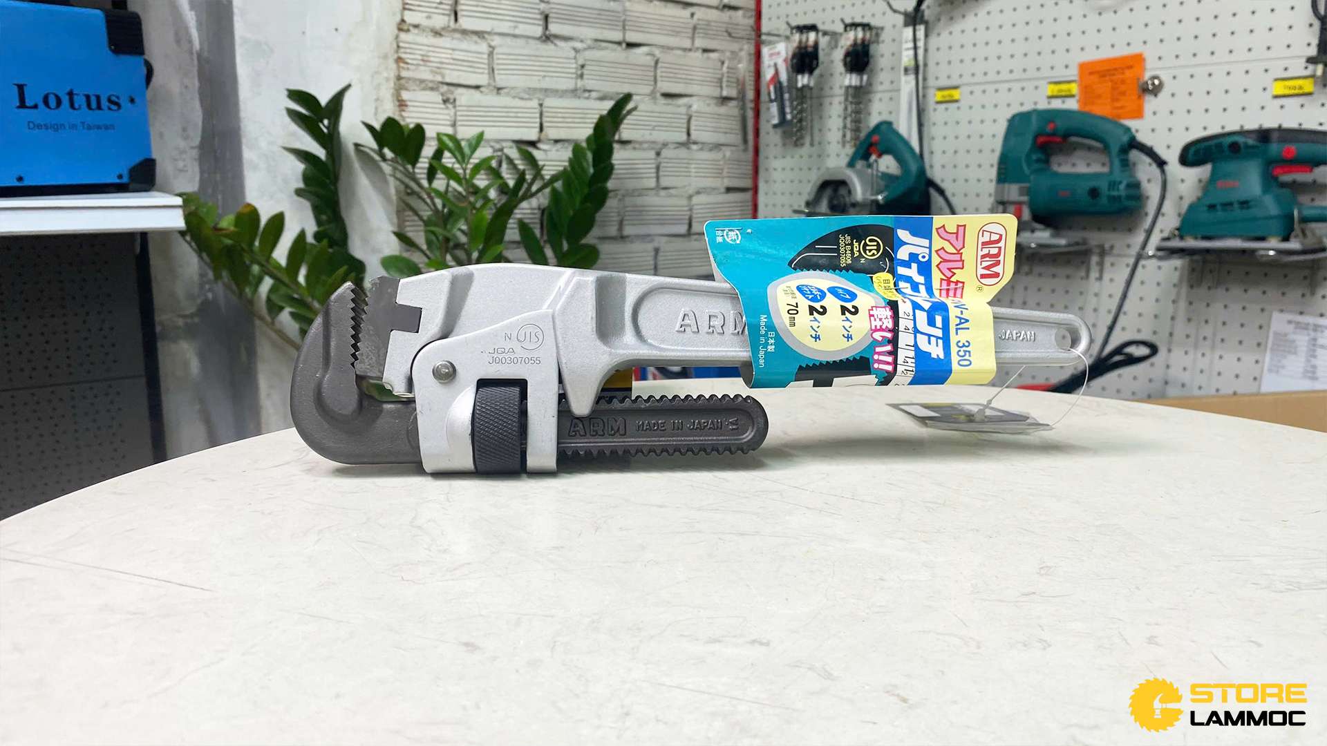 Mỏ lết răng thân nhôm 14inch 340mm Arm PW-AL350