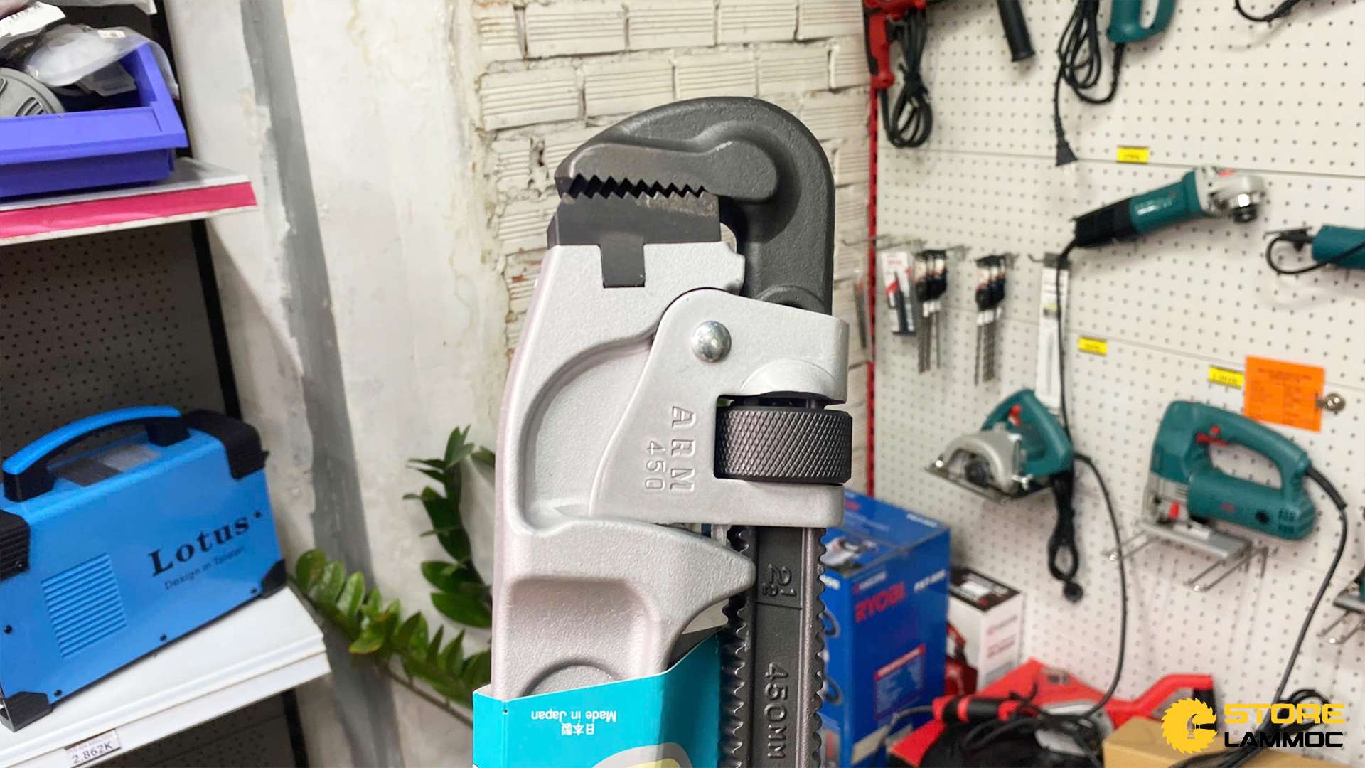 Mỏ lết răng thân nhôm 18inch 430mm Arm PW-AL450