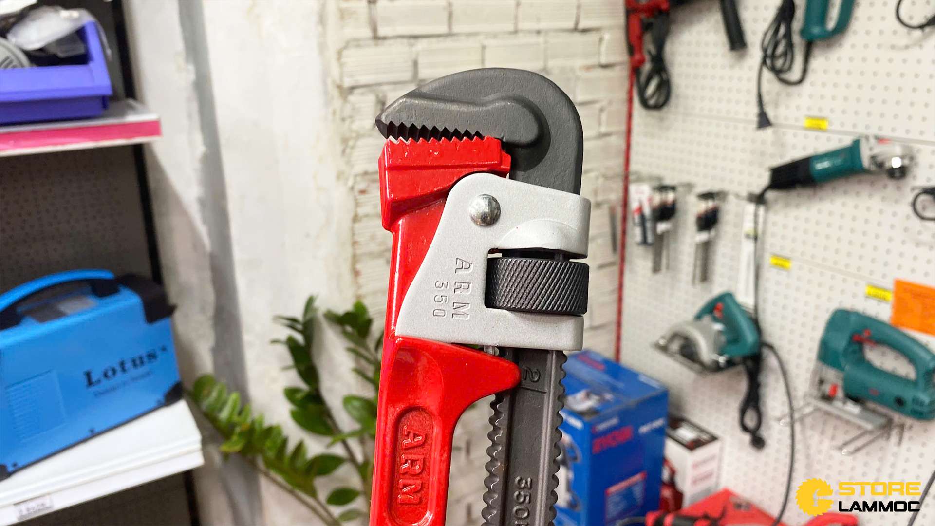 Mỏ lết răng thân sắt 350mm Arm PW-350