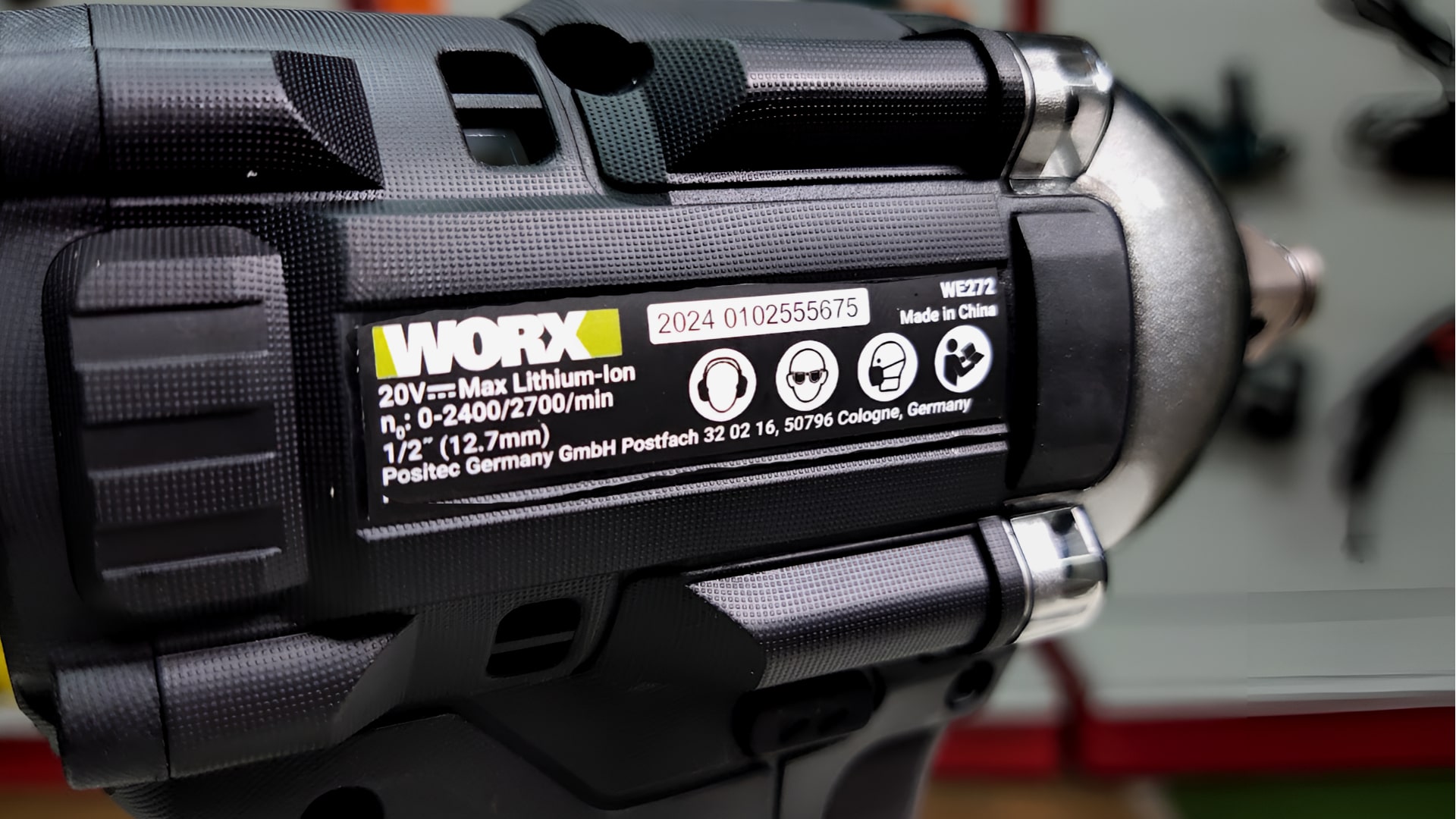 Thân máy siết bu lông pin 20V Worx WE272.9