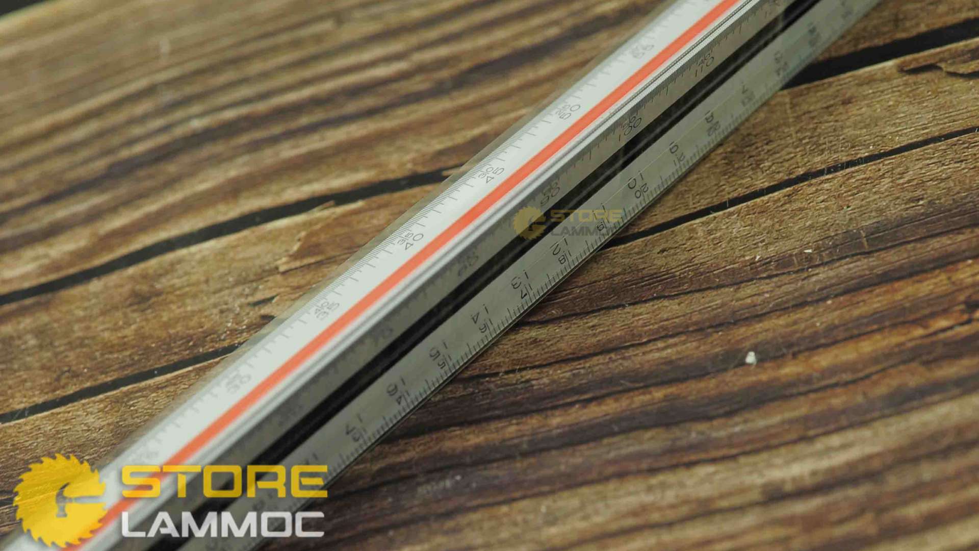 Thước thẳng 3 mặt 30cm SHINWA 74950